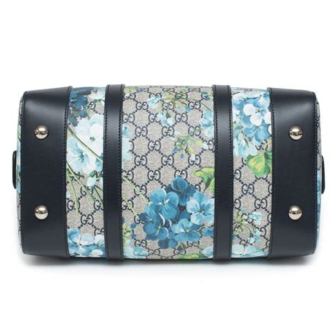 blooms blossom duffle boston bag gucci|gucci boston bag vintage.